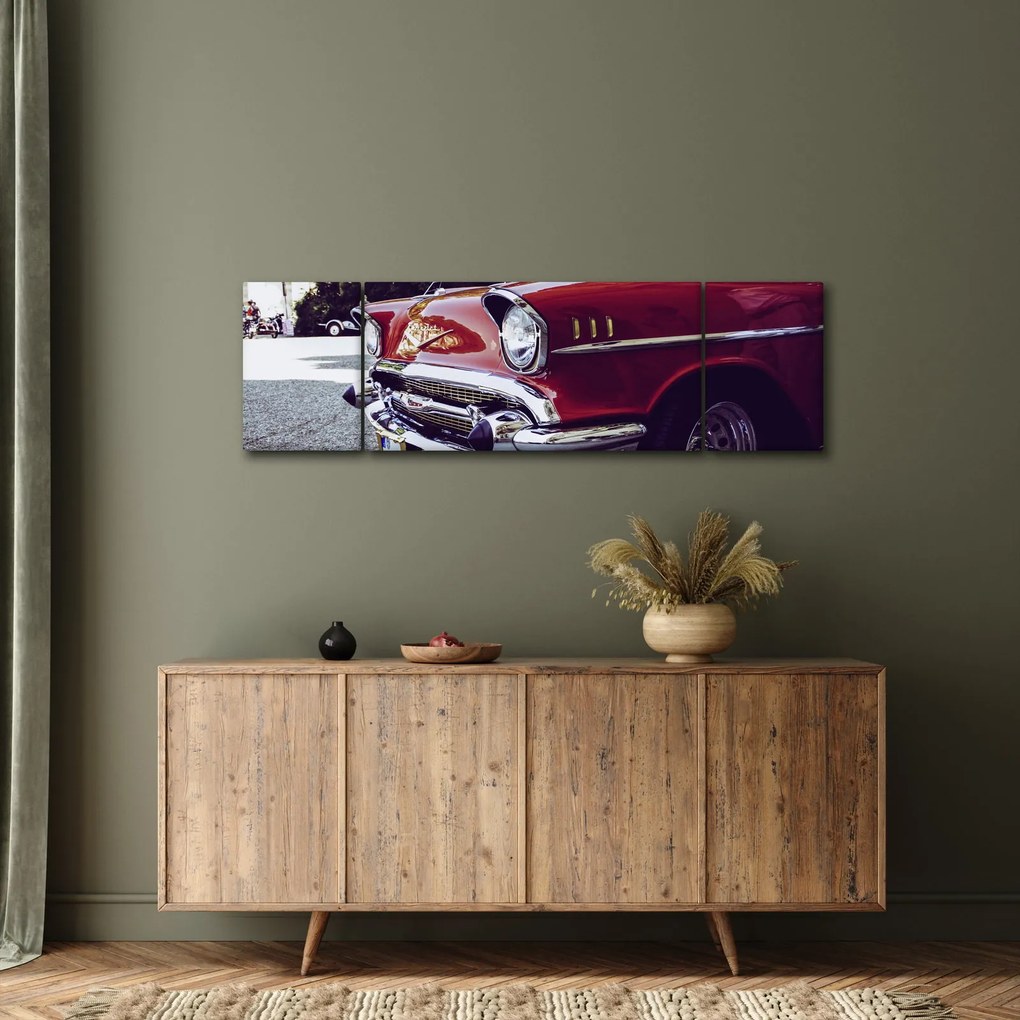 Obraz starego samochodu (170x50 cm)