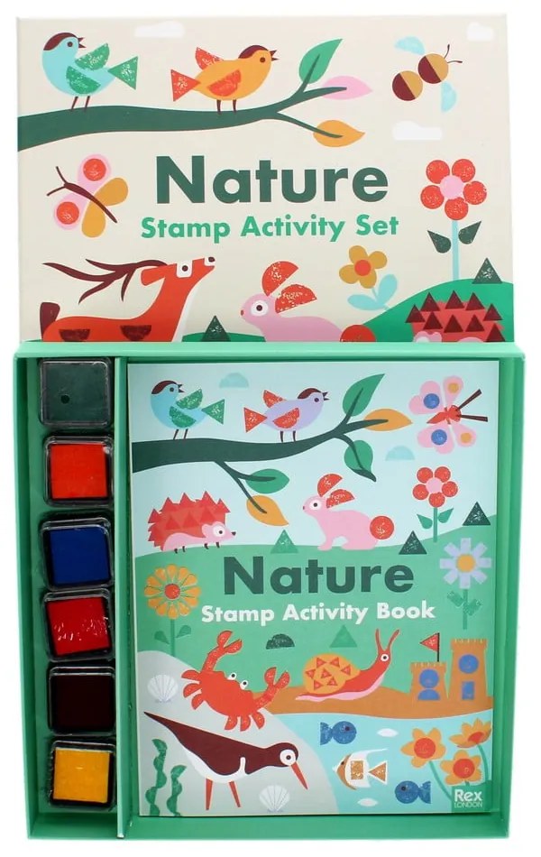 Zestaw kreatywny Stamp Activity Set Nature – Rex London