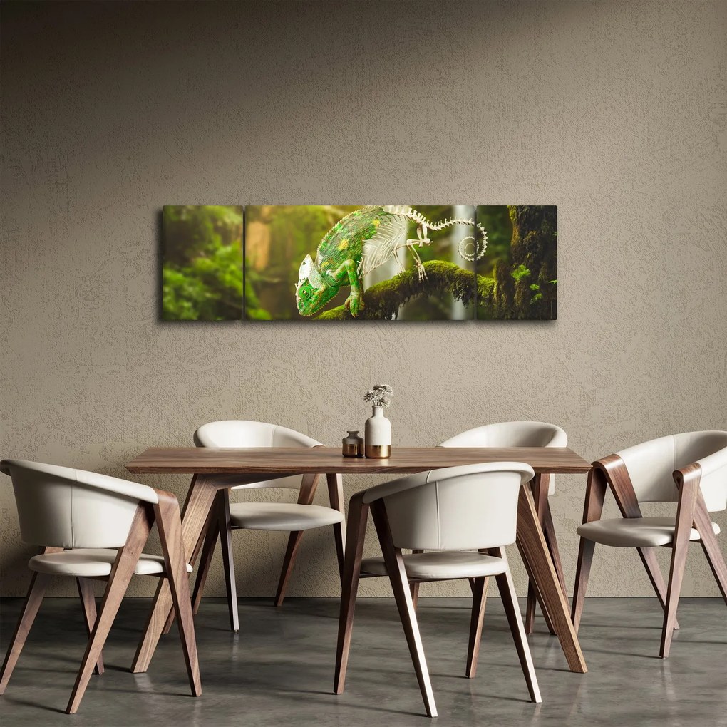 Obraz jaszczurki (170x50 cm)