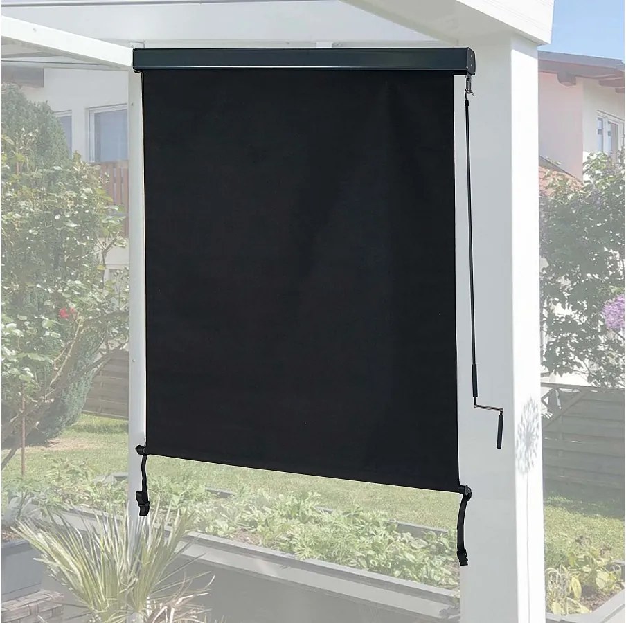 Markiza pionowa MCW-F42,  250x140cm, czarna