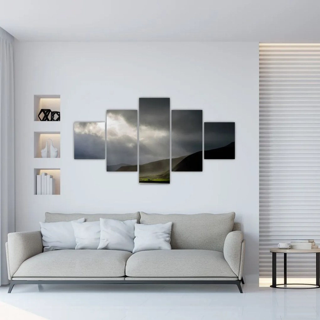 Obraz zbliżającej się burzy (125x70 cm)