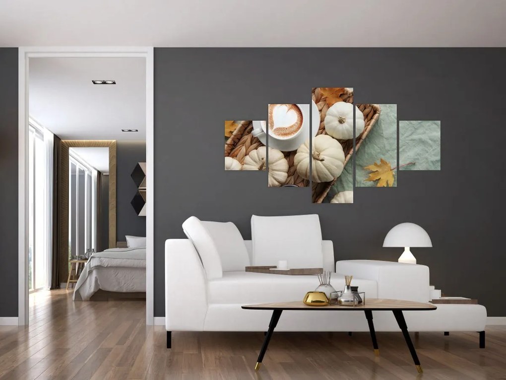 Obraz - Jesienny relaks (125x70 cm)