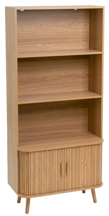 Regał w dekorze dębu w naturalnym kolorze 80x172x40 cm Elia – Casa Selección