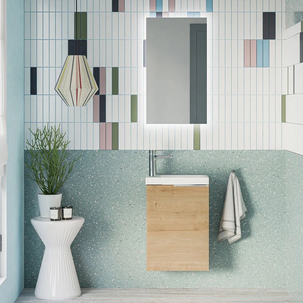 Zestaw mebli łazienkowych do WC dla gości TIM 40 cm