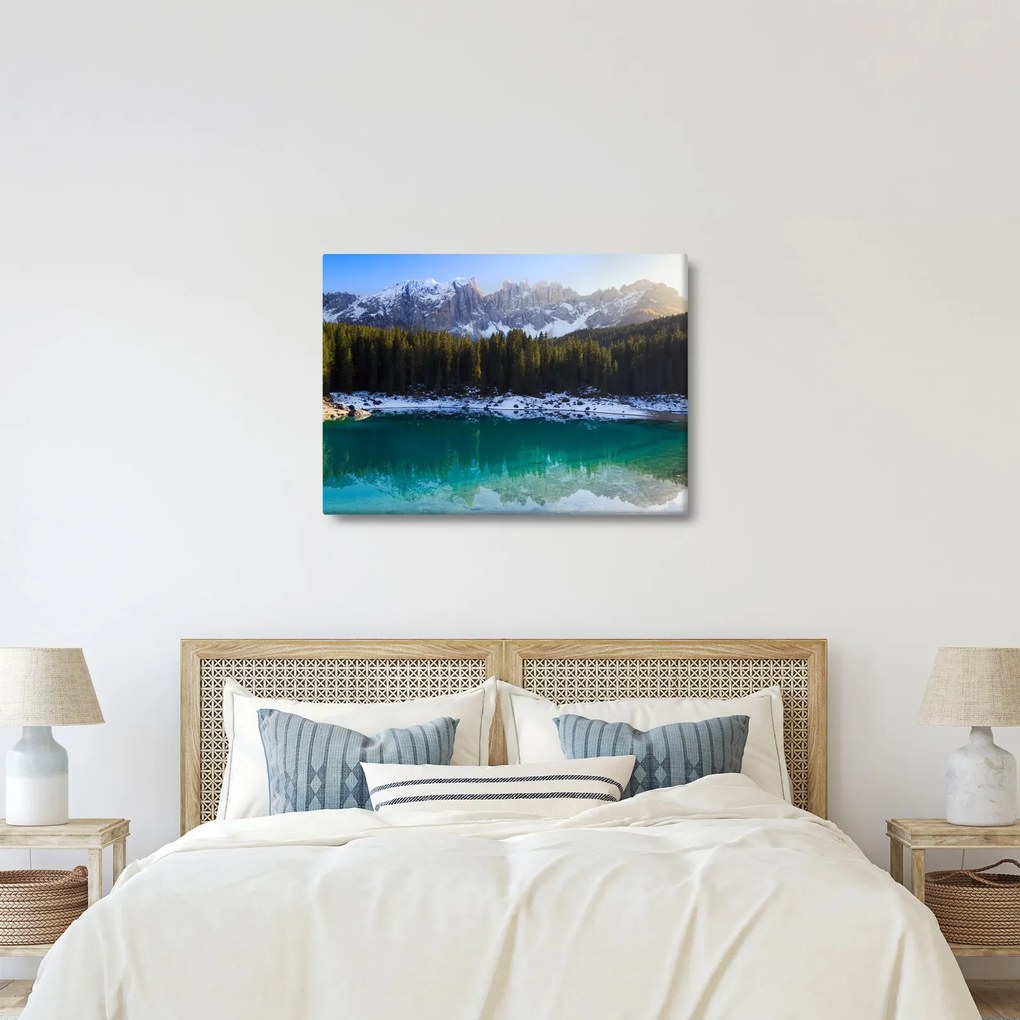 Obraz - Jezioro Karersee (70x50 cm)
