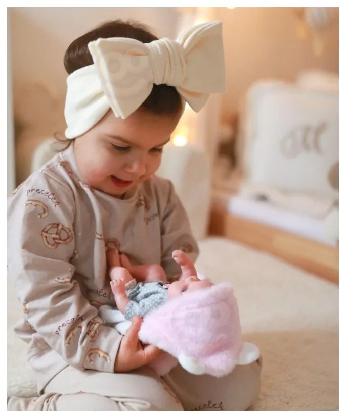 Woopie royal pierwsza lalka bobas z kocykiem króliczkiem 23 cm