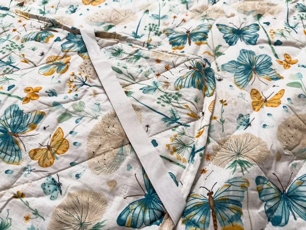 Narzuta na łóżko ELIVINE biały, 100% bawełna Rozmiar: 170 x 210 cm