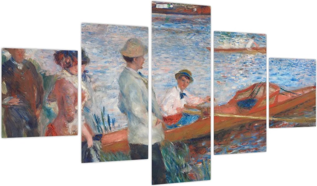 Obraz - Auguste Renoir, Oarsmen at Chatou, reprodukcje (125x70 cm)
