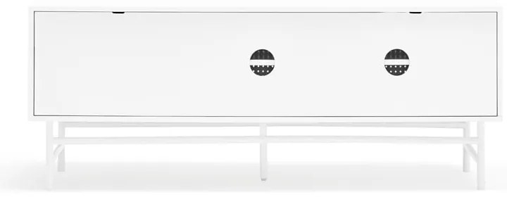 Biała szafka pod TV 140x52 cm Punto – Teulat