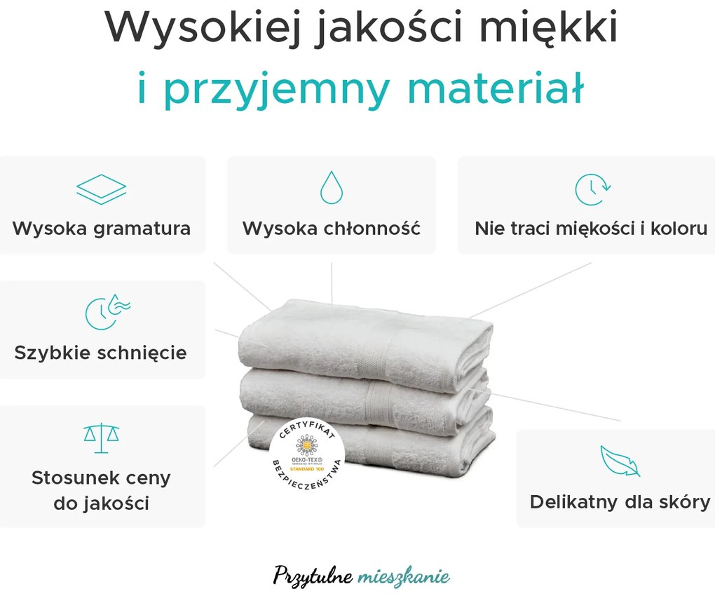 Ręcznik kąpielowy SOFT 70x125 cm pomarańczowy, 100% bawełna