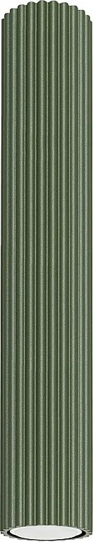 Lampa Sufitowa Minimalistyczny Karbon, Aluminium - 1 Źródło - L.6.5 X H.40 Cm - Zielony Oliwkowy