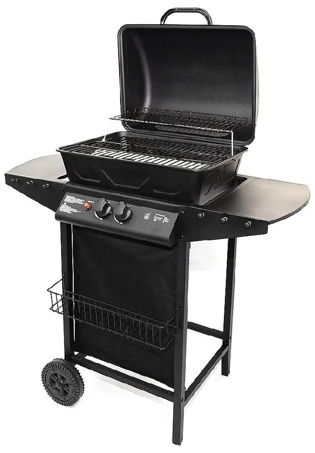 Grill ogrodowy na gaz z kółkami Cattara Party Point Flame Tamer