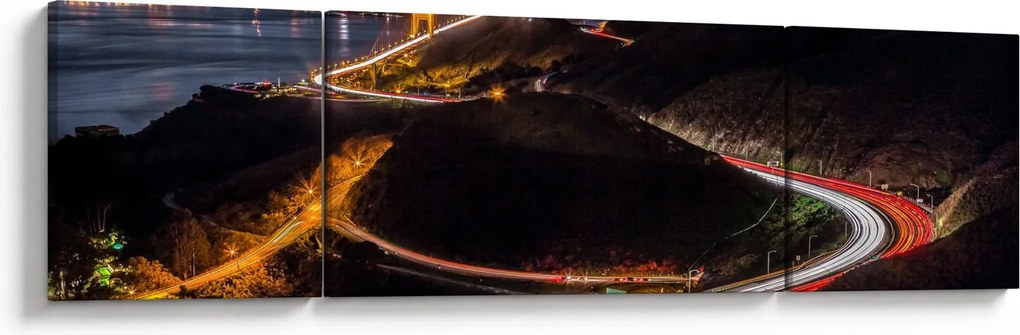 Obraz - Golden Gate Bridge (170x50 cm)