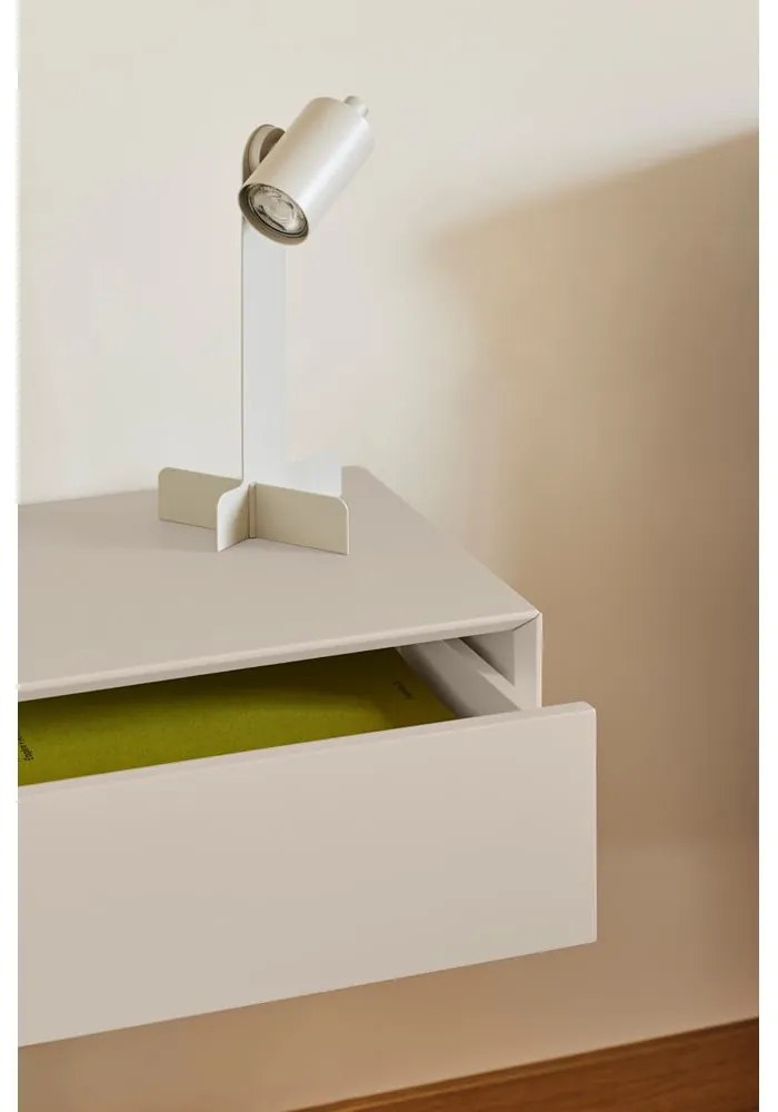 Kremowa wisząca szafka nocna Platt – Teulat