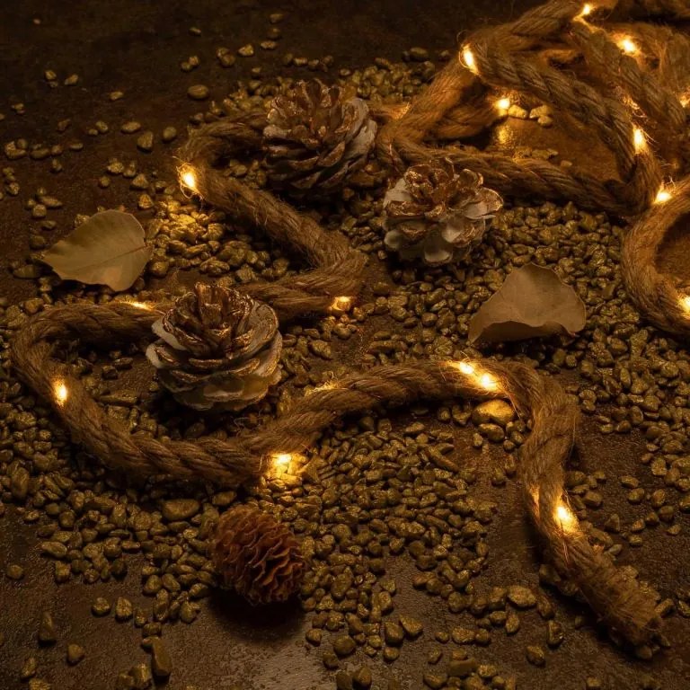 Zestaw lin dekoracyjnych LED, 25 LED, ciepła biel, 3 sztuki