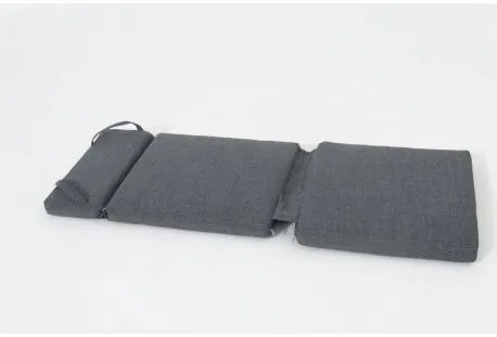 ARCTIC - ogrodowy aluminiowy fotel rozkładany z poduszkami