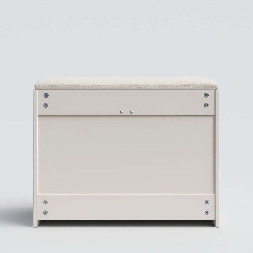 Szafka na buty z siedziskiem i wysuwanymi półkami VAULT, 57 x 30 x 53 cm