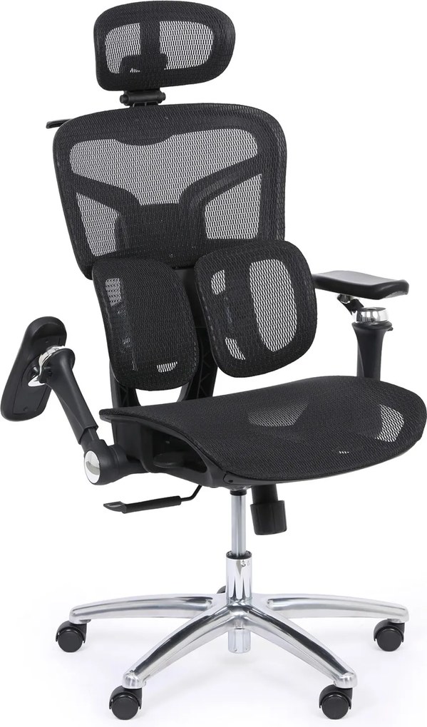 Krzesło biurowe LEVEL, czarna