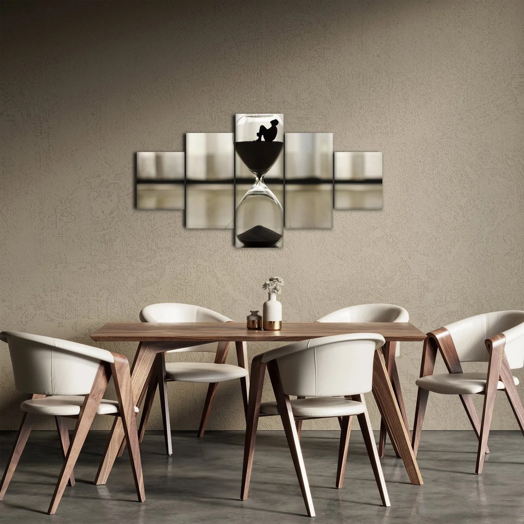 Obraz klepsydry (125x70 cm)