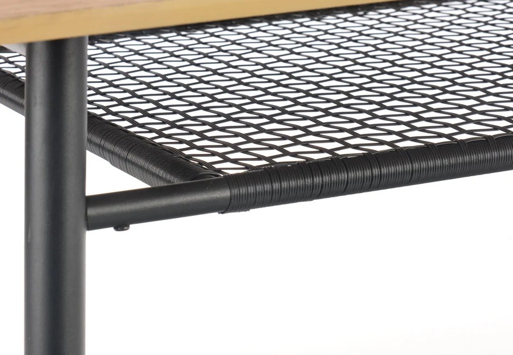 Loftowy stół nierozkładany z półką Jackson