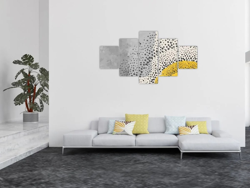 Obraz - Abstrakcyjny obraz plaży N⁰3 (125x70 cm)