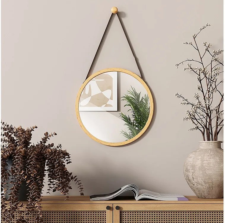 Lustro łazienkowe bambus 38x38x1.5 mirno
