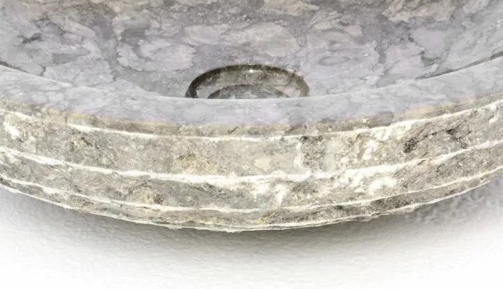 DIVERO Umywalka nablatowa z naturalnego kamienia Turin