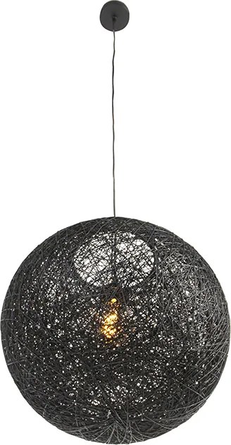 Lampa wisząca czarna 45 cm - Corda