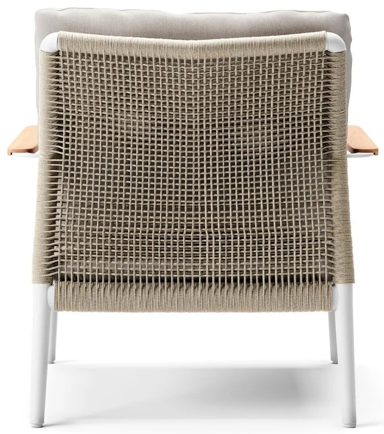 Kremowy zestaw mebli ogrodowych dla 4 osób Ray – Diphano