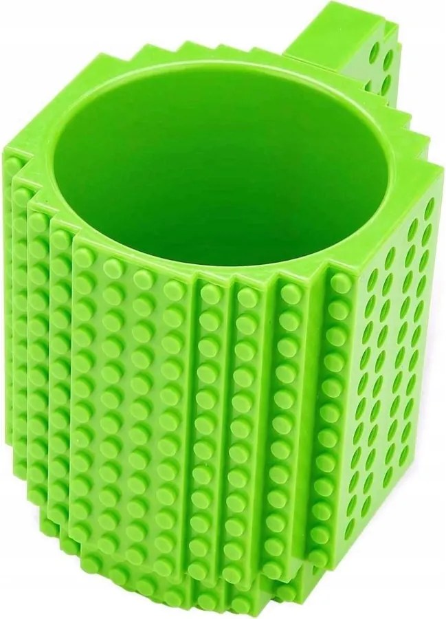 KUBEK KLOCKOWY DUŻY 350ML + KLOCKOWY CYFROWY ZEGAREK DLA DZIECKA REGULOWANY