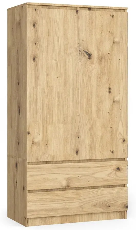 Klasyczna Szafa Dwudrzwiowa Dąb Artisan E4-S94