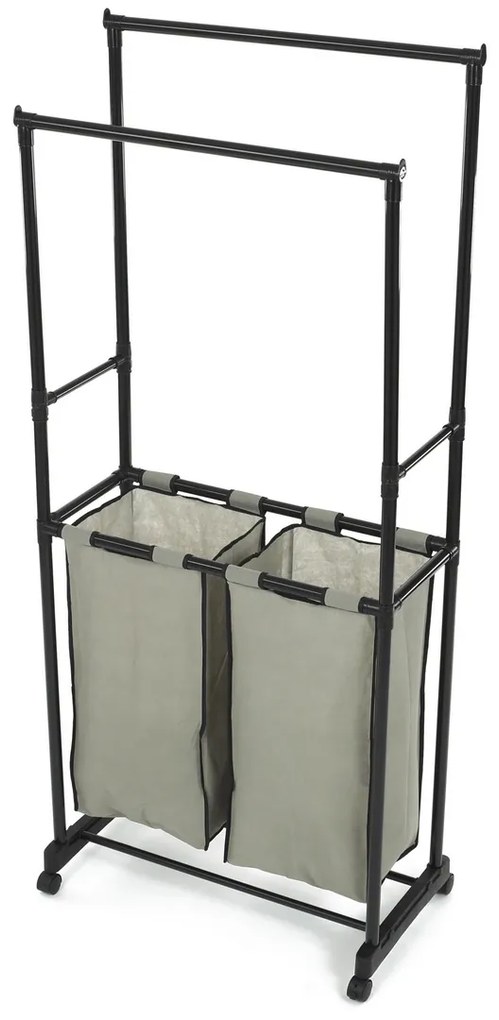 Stojak z miejscem do przechowywania GD-176 BK,plastik, czarny
