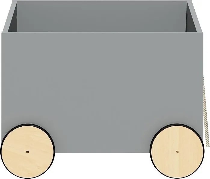 Skrzynia na zabawki na kółkach Lotta Grey