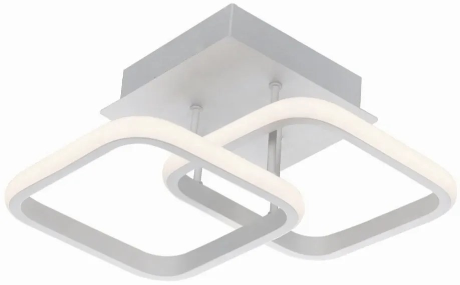 Plafon lampa LED sufitowa kwadrat metalowa AT66-2SL-Biała