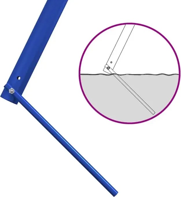 Huśtawka ogrodowa czerwona K7-B31