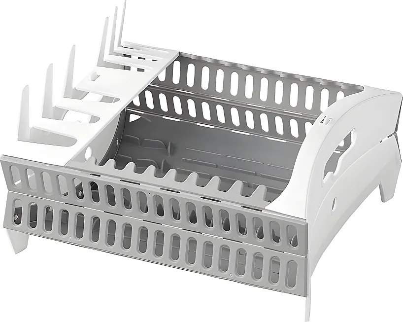 Składana plastikowa suszarka do naczyń na kemping i podróże