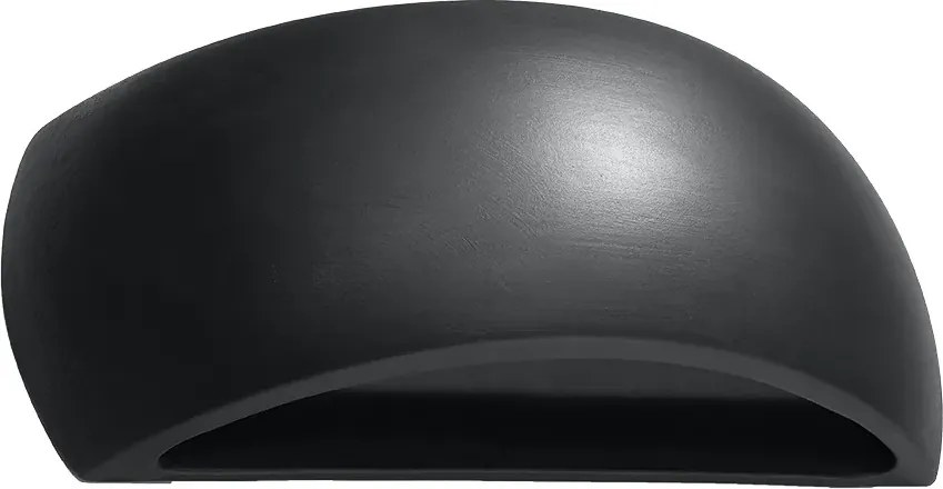 Czarny minimalistyczny kinkiet z ceramiki - EX716 A0-R17