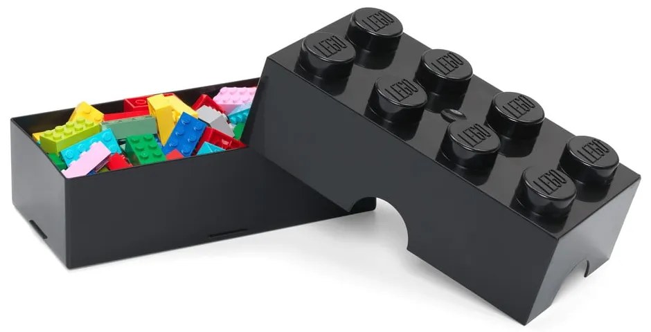 Czarny pojemnik śniadaniowy LEGO®