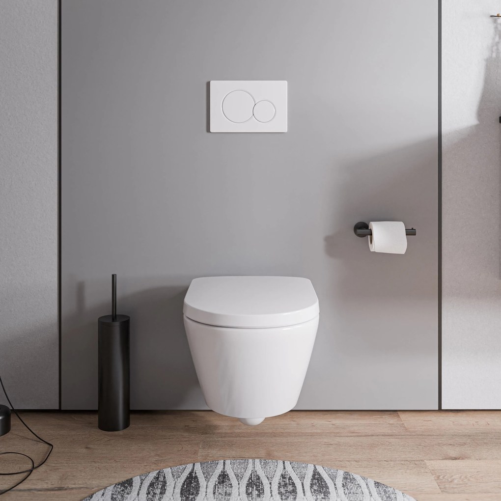 Miska WC wisząca bezkołnierzowa VIVEO