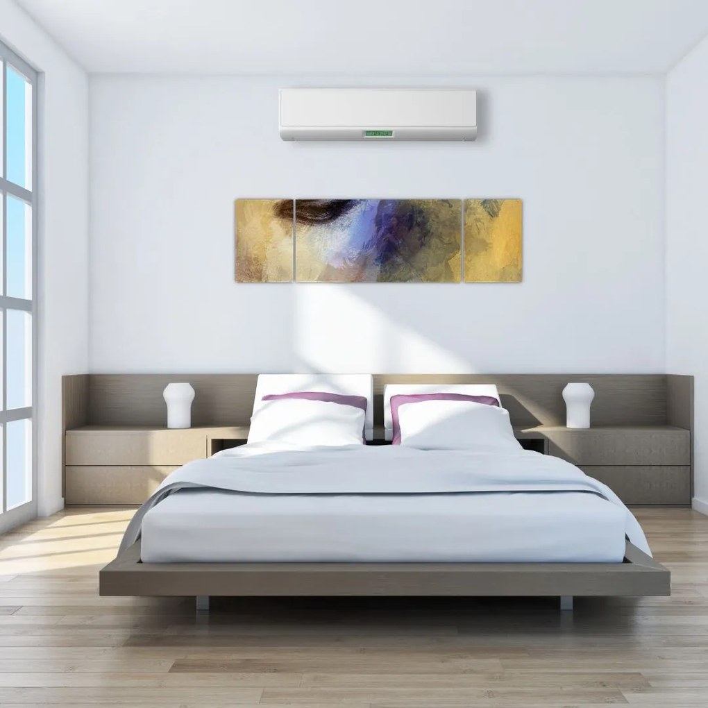 Obraz - Portret kobiety, rysunek (170x50 cm)