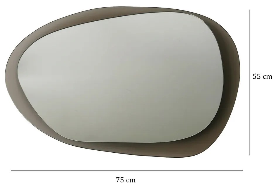 Lustro Aqua Bronze 55 x 75 cm