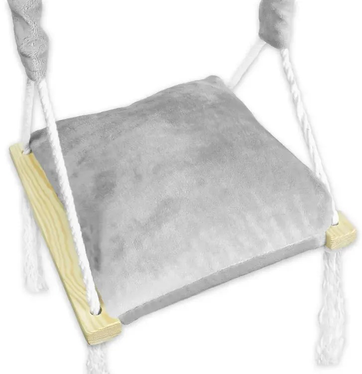 Szara rosnąca huśtawka dziecięca W2-N84