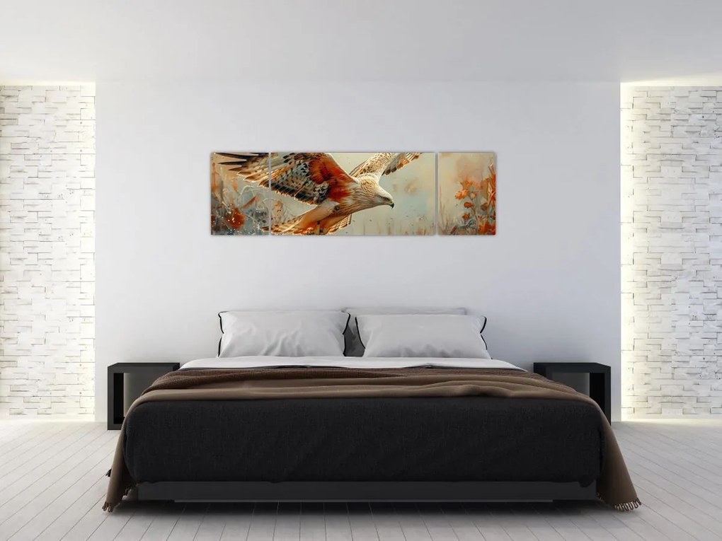 Obraz - Ptak drapieżny (170x50 cm)