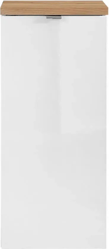 Półsłupek Łazienkowy Z Koszem Na Pranie 60 Cm S4-B44