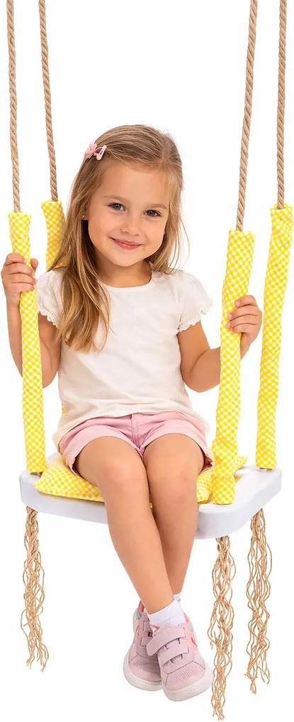 Żółta huśtawka dla dziecka M3-W59