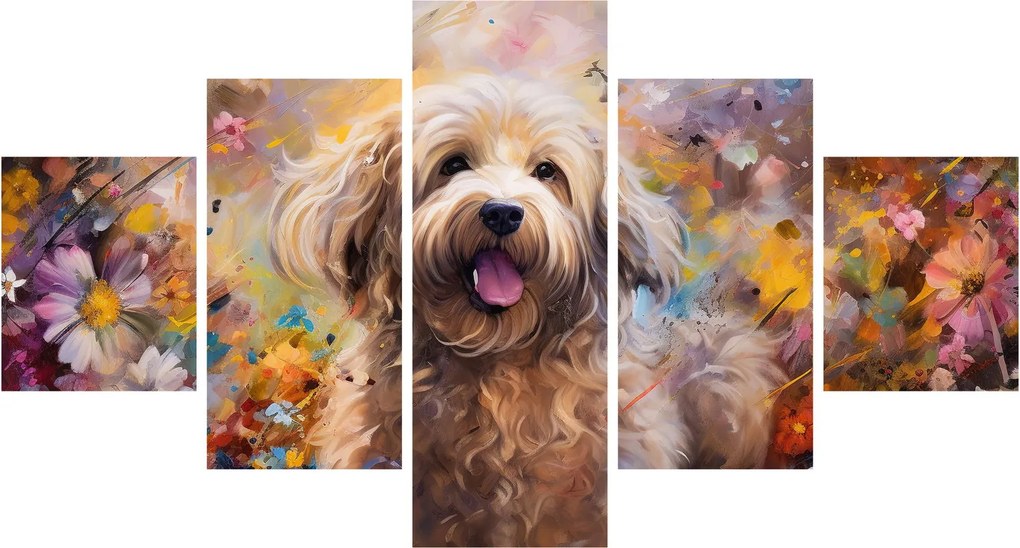Obraz - Happy Dog II. (125x70 cm)