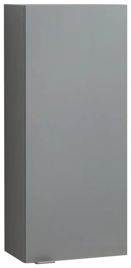 Szara/w naturalnym kolorze wisząca szafka łazienkowa w dekorze sosny 70x30 cm Quickset 394 – Pelipal