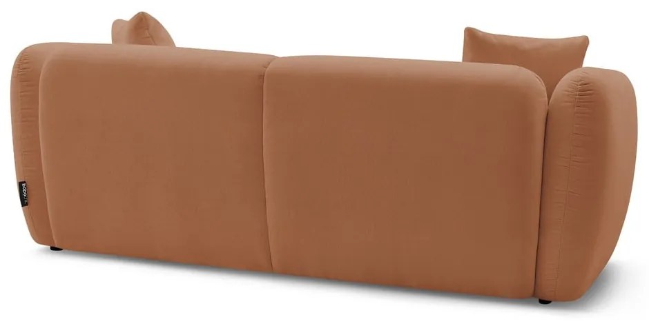 Pomarańczowa sofa 230 cm Bourbon – Bobochic Paris