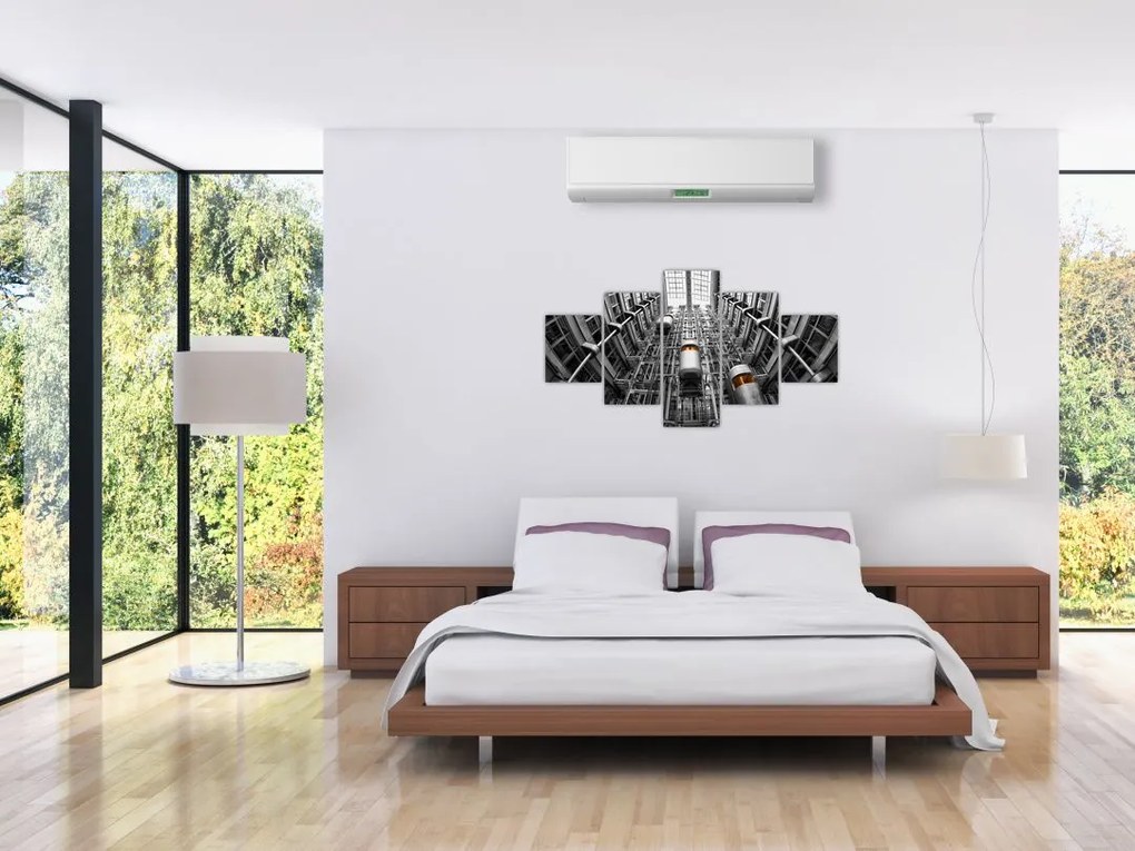 Obraz wind w budynku (125x70 cm)