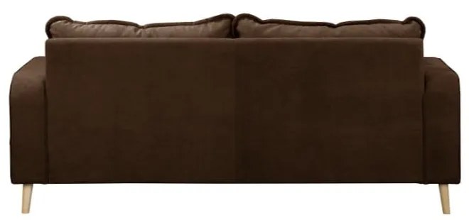 Ciemnobrązowa sofa 193 cm Beata – Ropez